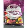 Image 2 : Circle K Sour Fruit Slices Candy 140g Bags (11 Total)