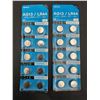 Image 1 : 20 AG13 LR44 A76 Alkaline Button Cell Batteries, 1.5V