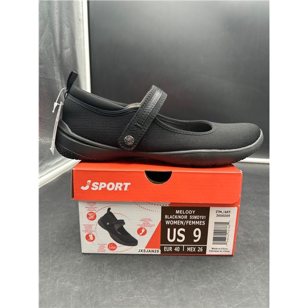 J Sport Melody Women’s Black Shoes, Size US 9, EUR 40