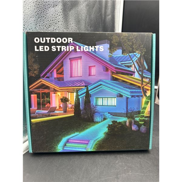 50-Foot Outdoor LED Strip Lights With Multi-Color Capability