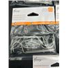 Image 3 : Kenney Adjustable Brackets for 3/4 in (19 mm) Rods, Silver, Set of 5