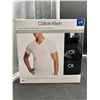 Image 1 : Calvin Klein 4-Pack V-Neck T-Shirts, Size L/G, Cotton Stretch