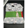Image 1 : Kate Spade New York 2-Piece Women’s Pyjama Set, Grey with Pink Bow Design
