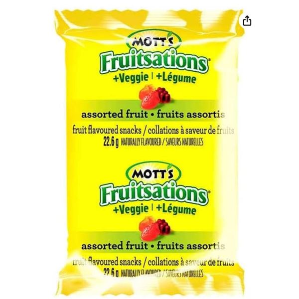 Mott’s Fruitsations Assorted Fruit 1.5 kg, 68 Pouches