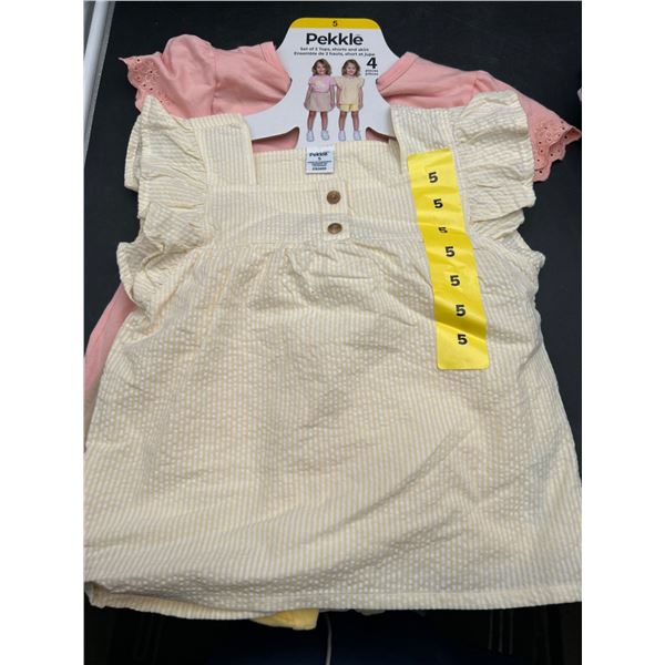 Pekkle Size 5 Girls’ Clothing 4pc Set