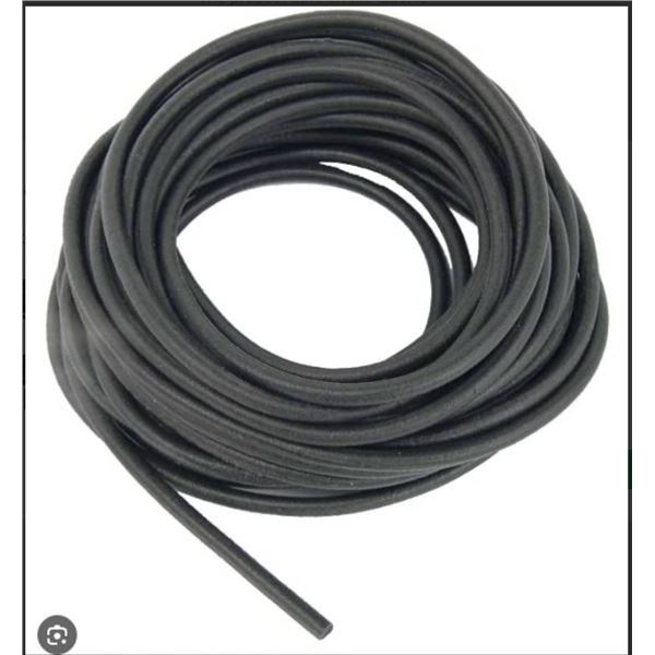 Climaloc Vinyl Spline 16/64 Inch x 25 ft, Black