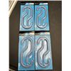 Image 2 : Crawford Steel Bike Rack Double Hooks, 20 lbs Capacity, Set of 2 (4 Sets Total)