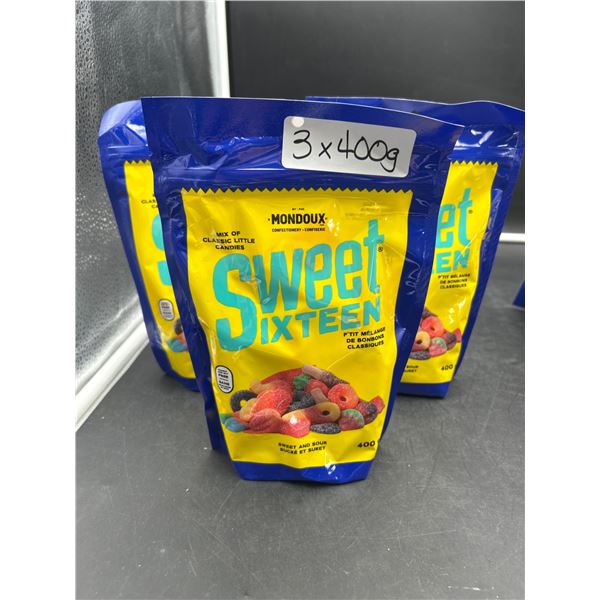 Mondoux Sweet Sixteen Candy Mix 3 x 400g Packs