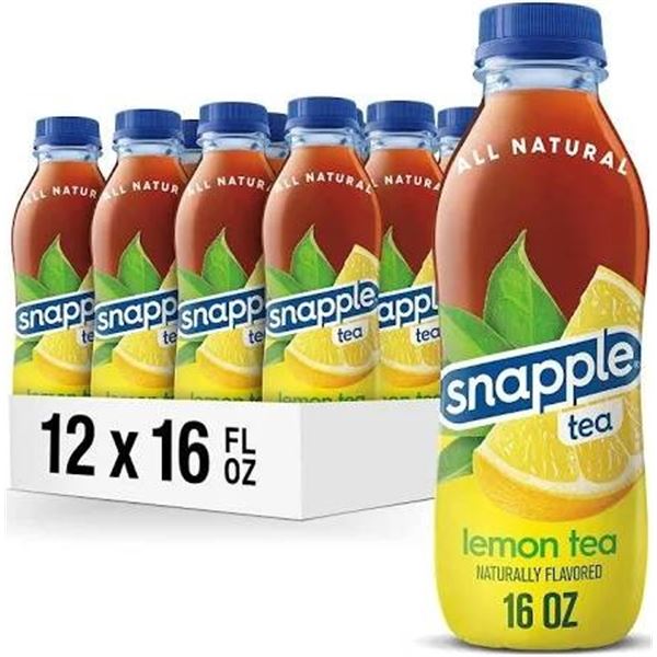 Snapple Lemon Tea 473ml Bottles – Set of 10 Units