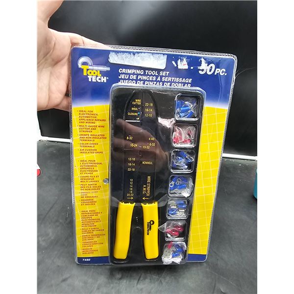 Tool Tech Crimping Tool Set – 50 Pieces