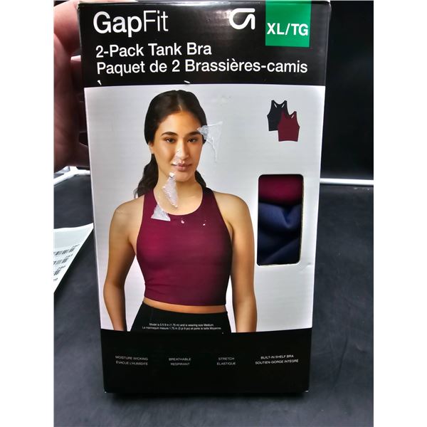 GapFit 2-Pack Tank Bra XL/TTG with Color Options
