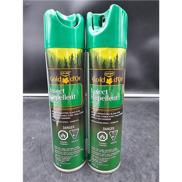 Gold D’or Co-op Insect Repellent Aerosol Spray, 170 g, Set of 2