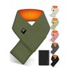 Image 1 : Genovega Heated Scarf with USB Rechargeable Adjustable Heating in Olive Green