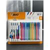 Image 1 : BIC 4-Color Cristal Ballpoint Pen Set, Pack of 30