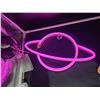 Image 1 : LED Neon Light in Planet Design with Battery and USB Power Options