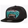 Image 1 : Mitchell & Ness Black Vancouver Grizzlies Hardwood Classics Meshed Up Snapback Hat