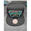 Image 2 : Mitchell & Ness Black Vancouver Grizzlies Hardwood Classics Meshed Up Snapback Hat