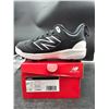 Image 2 : New Balance J3000BK7 Baseball Cleats, US Kids Size 2.5, Black/White