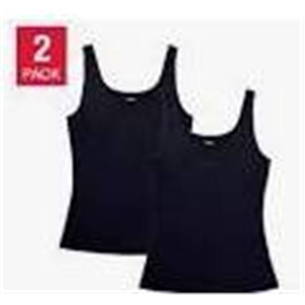 Frank And Oak Ladies’ Smoothing Contour Tank, 2-Pack, Size M/M
