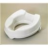 Image 1 : White Raised Toilet Seat With Support Hardware Included