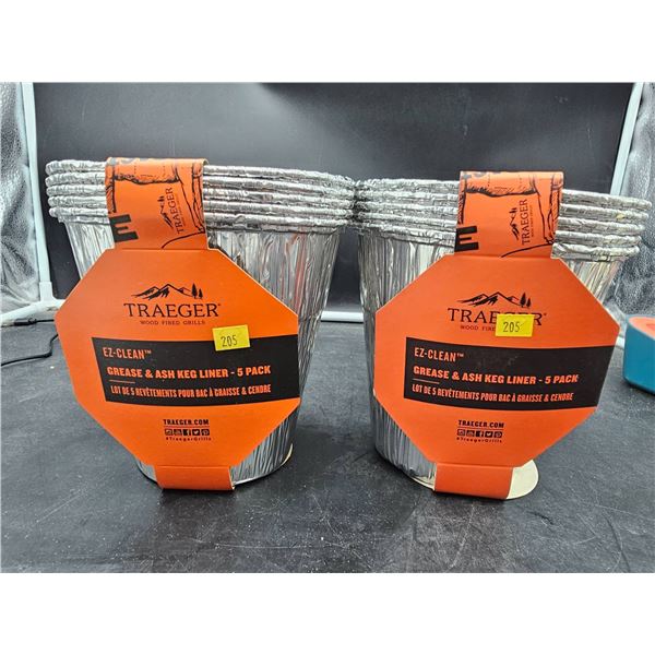 10 Traeger EZ-Clean Grease and Ash Keg Liners