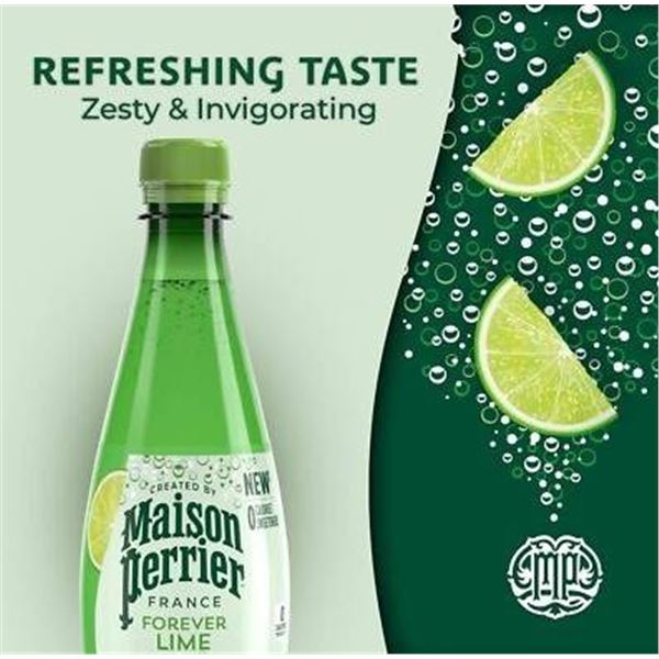 Maison Perrier Forever Lime Sparkling Water 6 x 500 mL