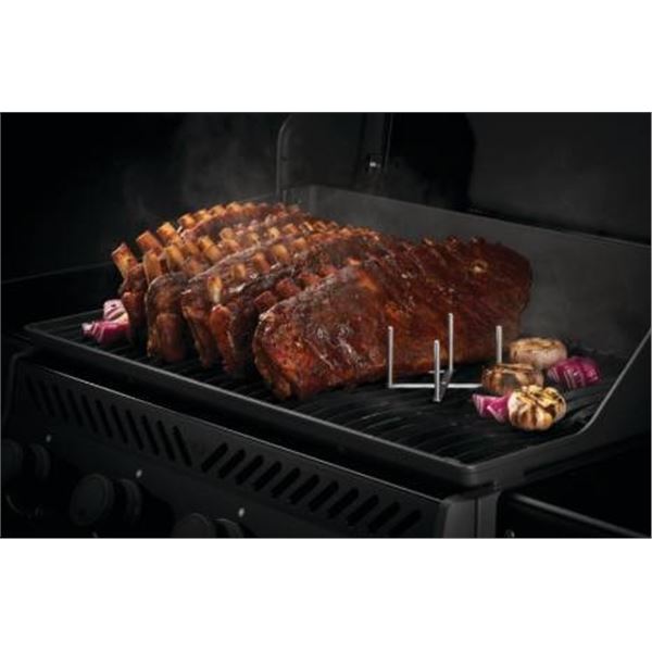 Napoleon Expandable Rib Rack for Grilling and Cooking