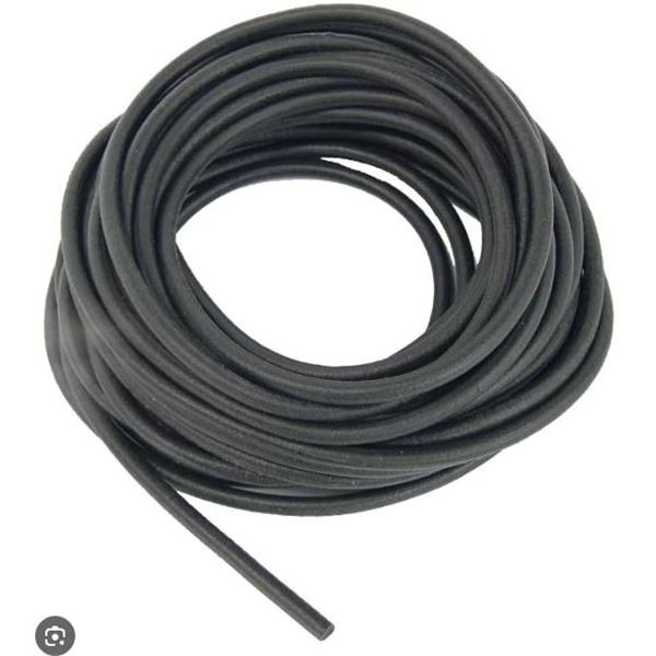 Climaloc Vinyl Spline 16/64 Inch x 25 ft, Black
