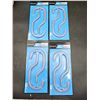 Image 2 : Crawford SS18 Small Bike Hooks, Self-Tap, Lot of 8 Hooks