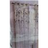 Image 1 : Lot of 2 – Legacy Rideaux Curtains 52 x 84 inches Light Filtering Floral Design