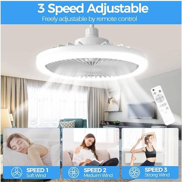 LED Multi-Function Aromatherapy Fan Light with 42cm Diameter