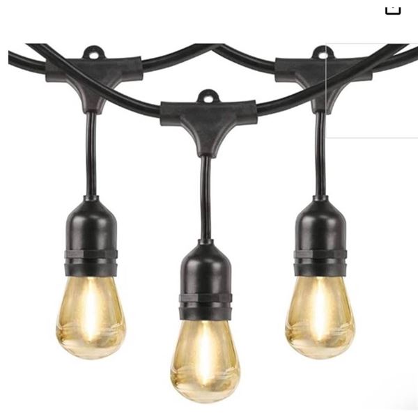 Feit Electric 14.6m String Lights with 24 LED Bulbs, 2200K