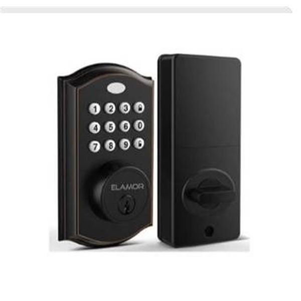 Elamor M19 Intelligent Door Lock with Keypad and Mechanical Key Access