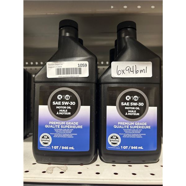 Circle K  5W-30 SAE Motor Oil 6 x 946ml