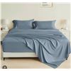 Image 1 : Comfy Bamboo World 8800 Gold Series Queen Sheet Set, 4 Pieces