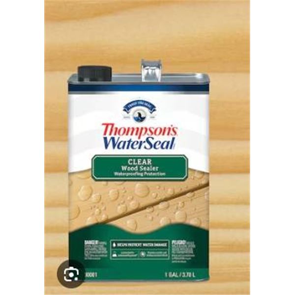 Thompson’s WaterSeal Transparent Wood Protector, 3.78 L