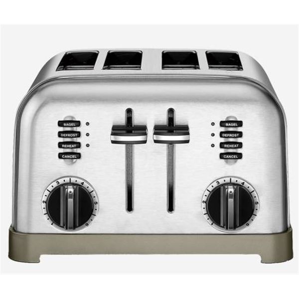 Cuisinart CPT-180C Metal Classic 4-Slice Toaster, Brushed Stainless Steel
