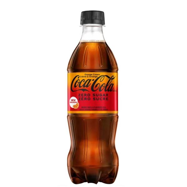 Coca-Cola Orange Cream Zero Sugar, Coca-Cola Orange Cream  24 x 500mL
