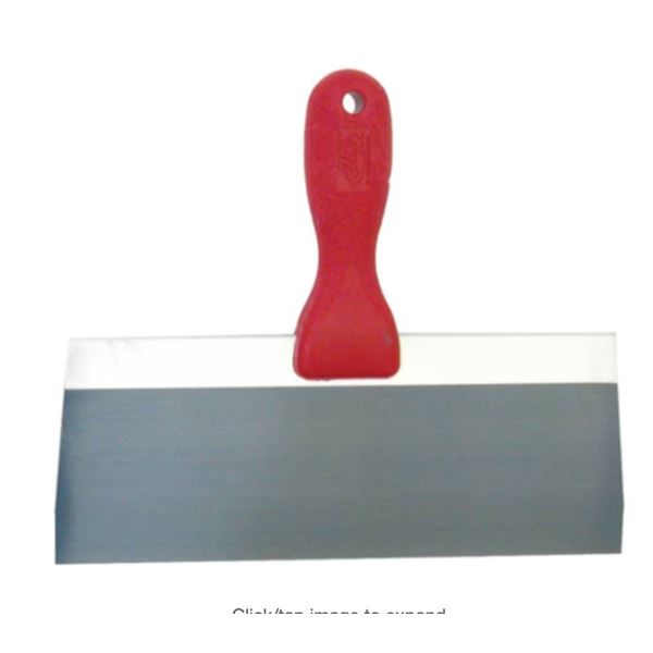 Lot of 3 OLT by Marshalltown 8-Inch Taping Knives with Red Handles