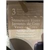 Image 3 : 4 Piece Stoneware Vases