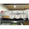Image 2 : Globe Electric Milan 3-Light Vanity Fixture with Chrome Finish