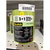 Image 2 : Scotch 3+1 General Painting Multi-Surface Painters’ Tape, 1.41 in x 36 m Pack of 4