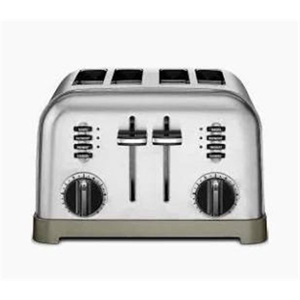 Cuisinart 4-Slice Toaster, 6-browning Levels, Brushed Silver (CPT-180C)