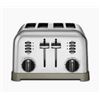 Image 1 : Cuisinart 4-Slice Toaster, 6-browning Levels, Brushed Silver (CPT-180C)