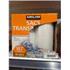 Image 1 : Kirkland Signature Transparent Trash Bags, 147 Liters, Set of 60