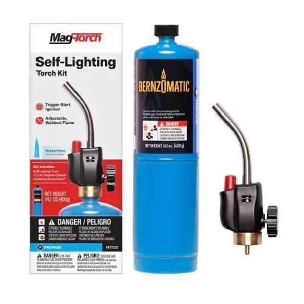 Mag-Torch Self-Lighting Torch Kit with Adjustable Flame