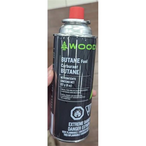 Lot of 3 Woods Butane Fuel Cartridges 3 x 227g (9 Bottles)
