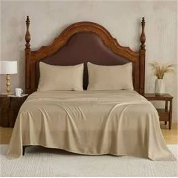 Comfy Bamboo World Full Sheet Set, 8800 Gold Series, 4 Pieces