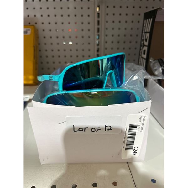 12 Truly Hard Seltzer Branded Sunglasses with Mirrored Lenses