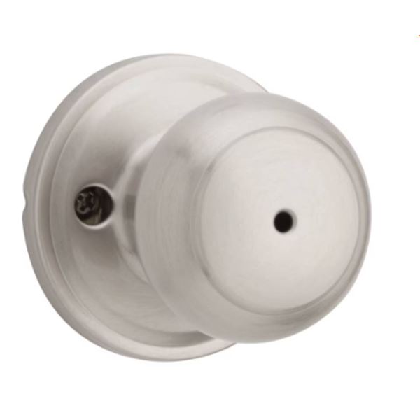 Weiser Troy Satin Nickel Bed/Bath Privacy Interior Door Knob Lot of 3